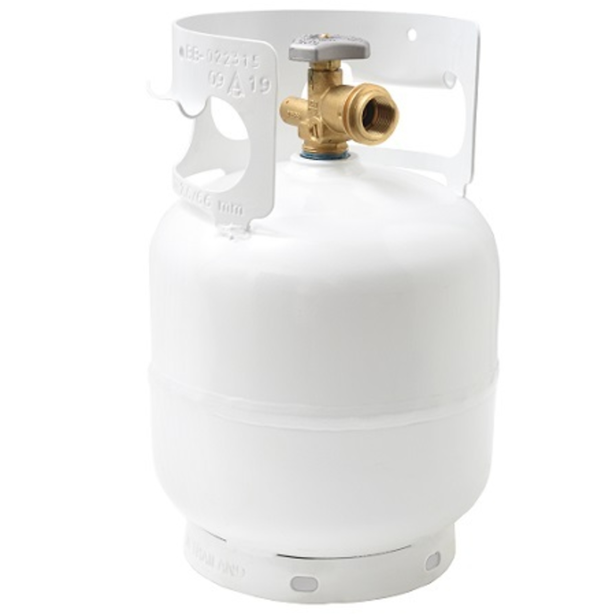 Flame King 5-Lb. Steel Propane Cylinder, OPD Valve, Steel, Compatible with Portable Grills, Fire Pits, Heaters, Model# YSN5LB